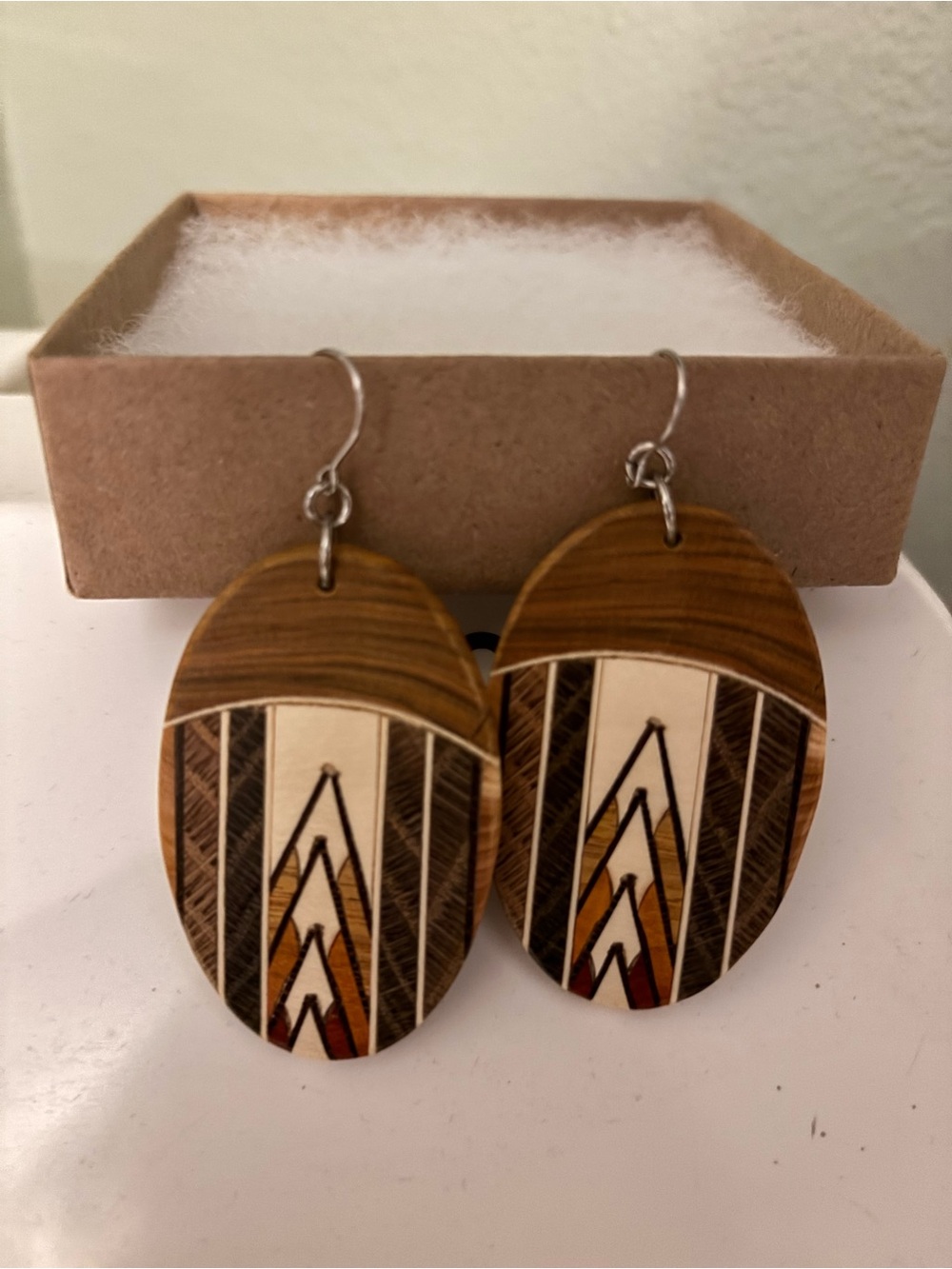 Brambles Woodwork handcrafted earrings